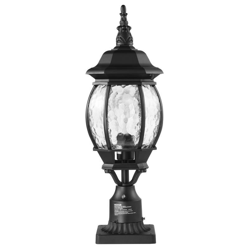 2-Pack Exterior Pillar Lantern - Outdoor Lighting Driveway avaliação e preço