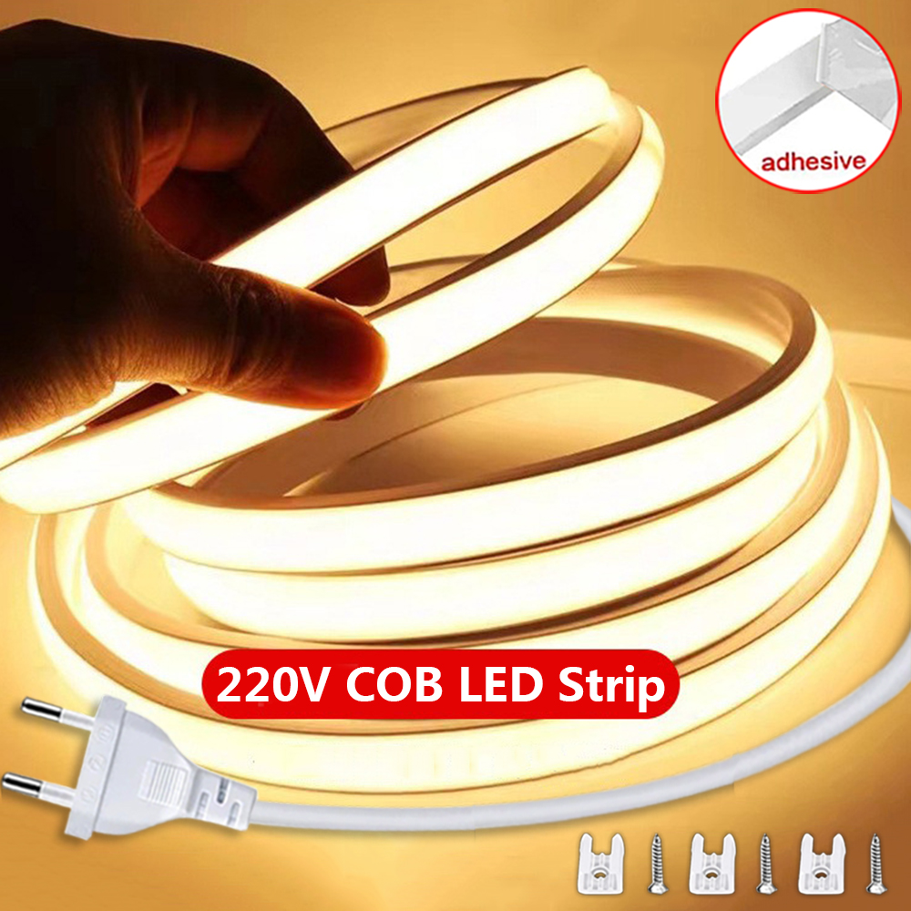 220V Cob LED Tape High Brightn - Outdoor Lighting Restaurant avaliação e preço