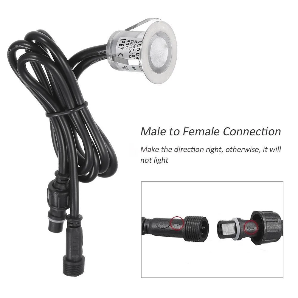 32mm RGBW LED Deck Light 0 6W  - Outdoor Lighting Ground Fixtures avaliação e preço