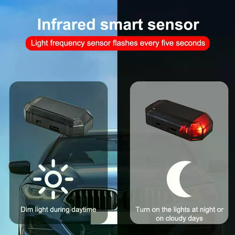 Car Mini LED Solar Power Warni - Outdoor Lighting Wireless avaliação e preço