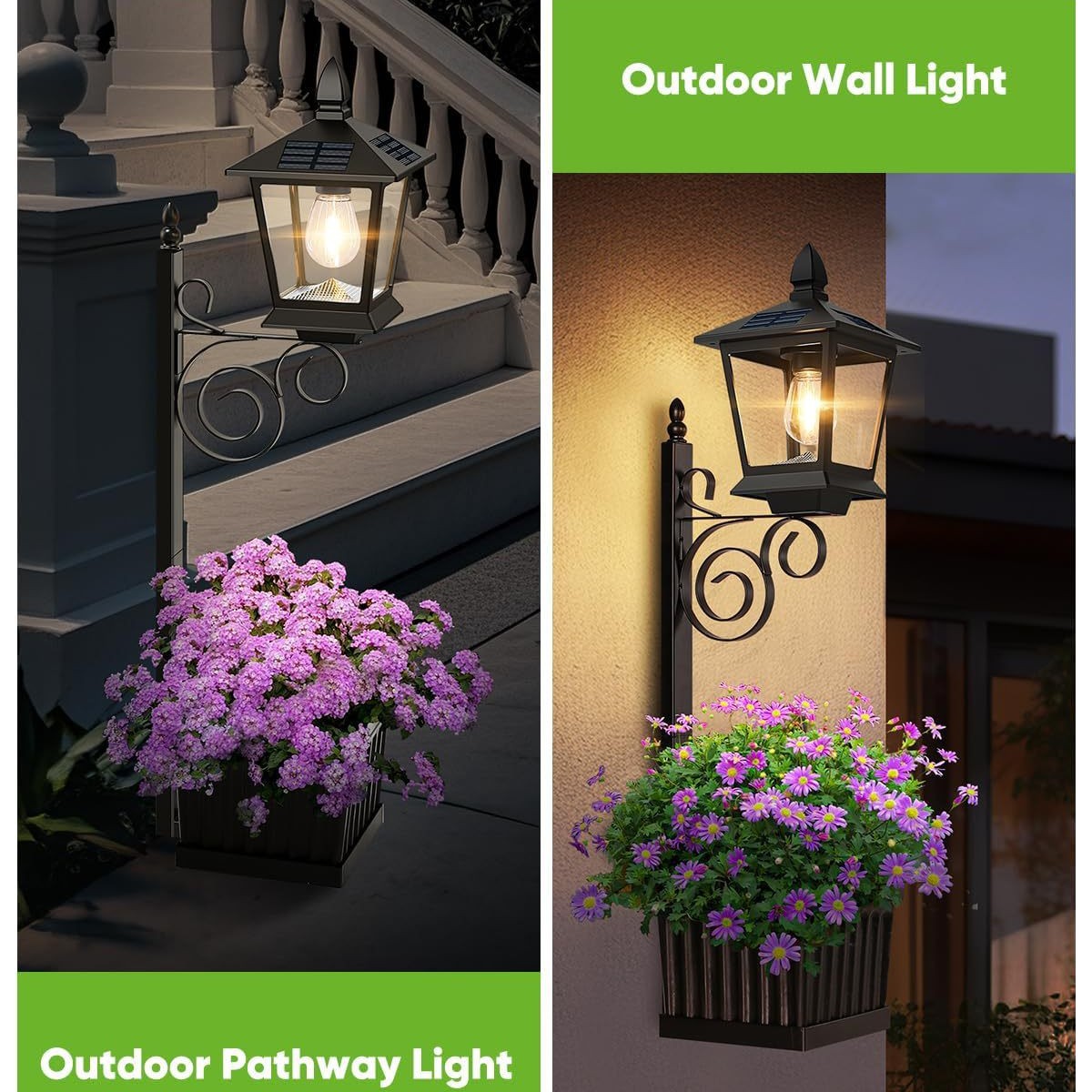 2-in-1 Solar Garden Planter La - Outdoor Lighting For Garden avaliação e preço