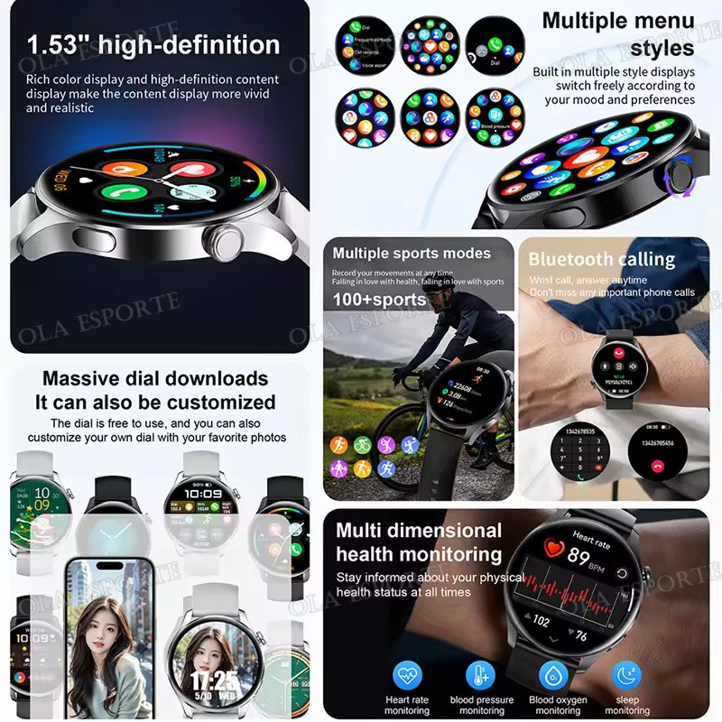 New SmartWatch for Men Women B - Outdoor Lighting Zones avaliação e preço