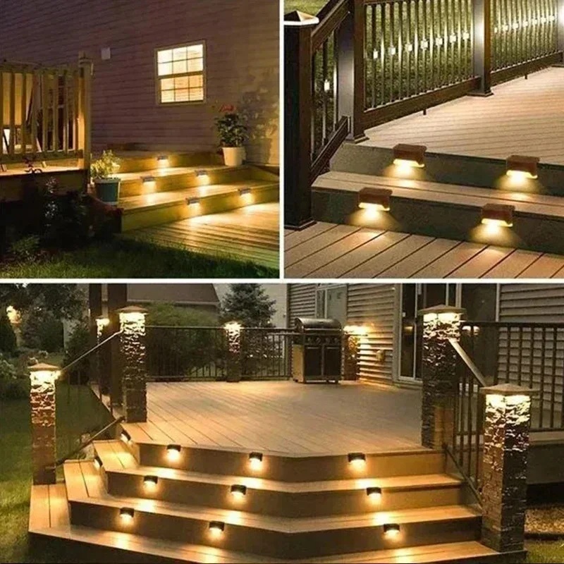 1-12 Pack Solar Deck Lights Ou - Deck Step Light avaliação e preço