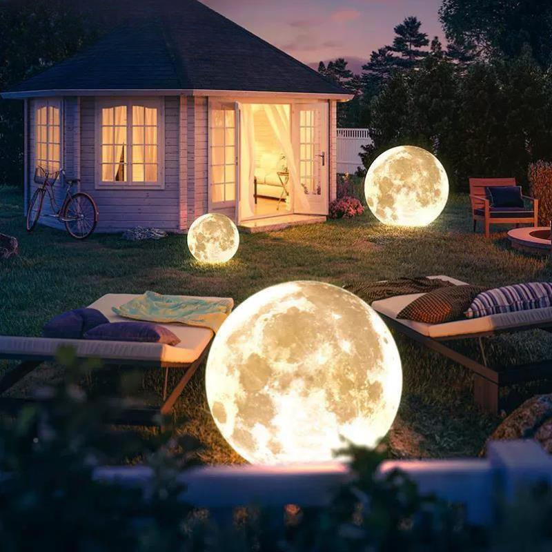 PE Moon Lamp Outdoor Garden De - Outdoor Lighting Volt avaliação e preço