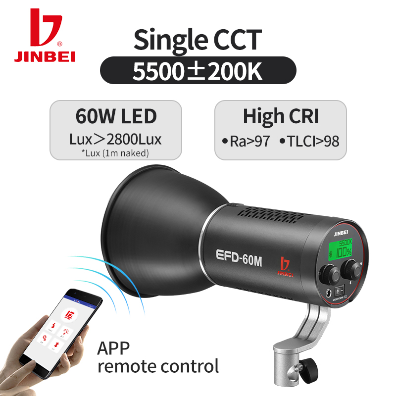 JINBEI EFD-60M High Quality LE - Outdoor Lighting Video avaliação e preço