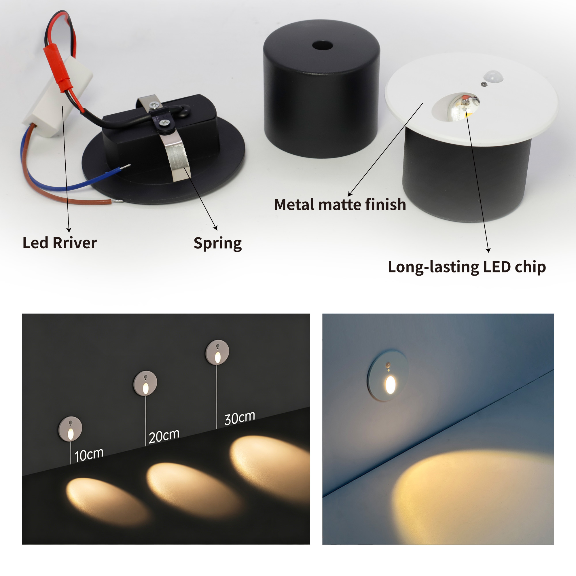 Recessed LED Step&Stair Light  - Deck Step Light avaliação e preço