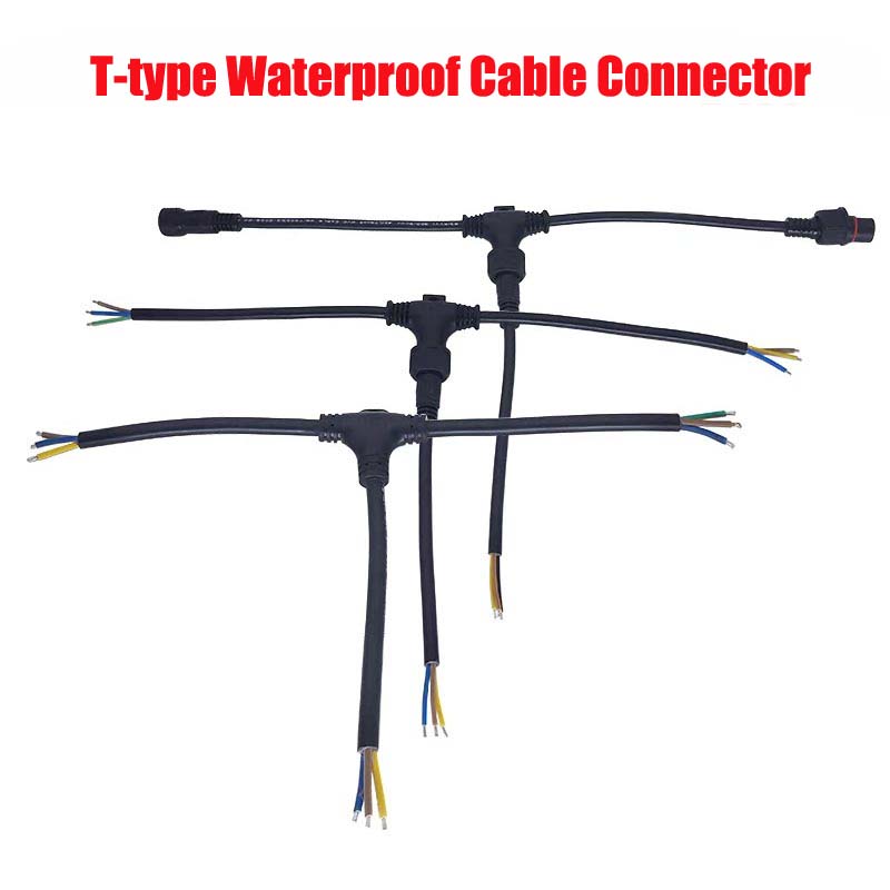 T-Type Waterproof Cable Splitt - Outdoor Lighting Wire Connectors avaliação e preço