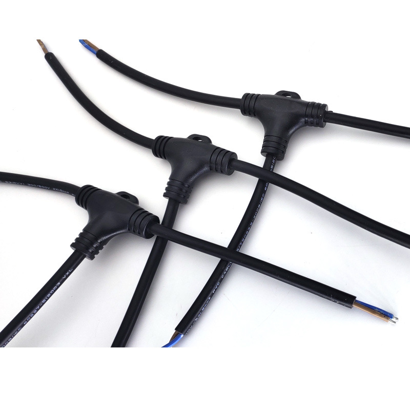 T-Type Waterproof Cable Splitt - Outdoor Lighting Wire Connectors avaliação e preço