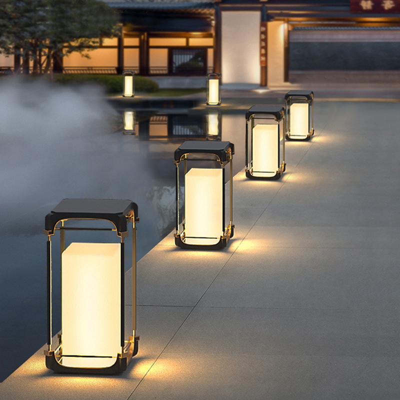 Luminous floor lamp courtyard  - Outdoor Lighting For Garden avaliação e preço