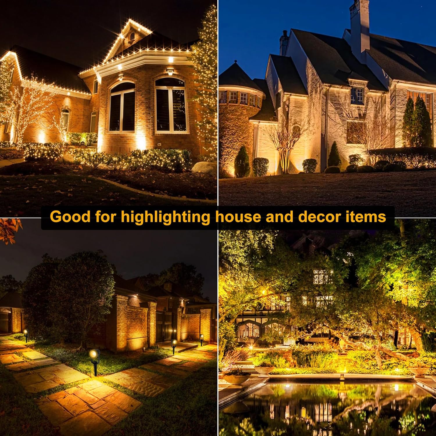 4/6/8LEDS 3000K Outdoor Spotli - Outdoor Lighting Low Voltage avaliação e preço
