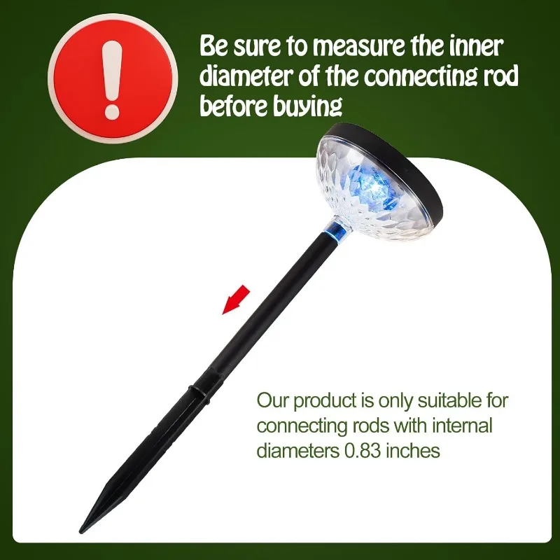 Solar Lawn Light Stakes Outdoo - Outdoor Lighting Ground Fixtures avaliação e preço