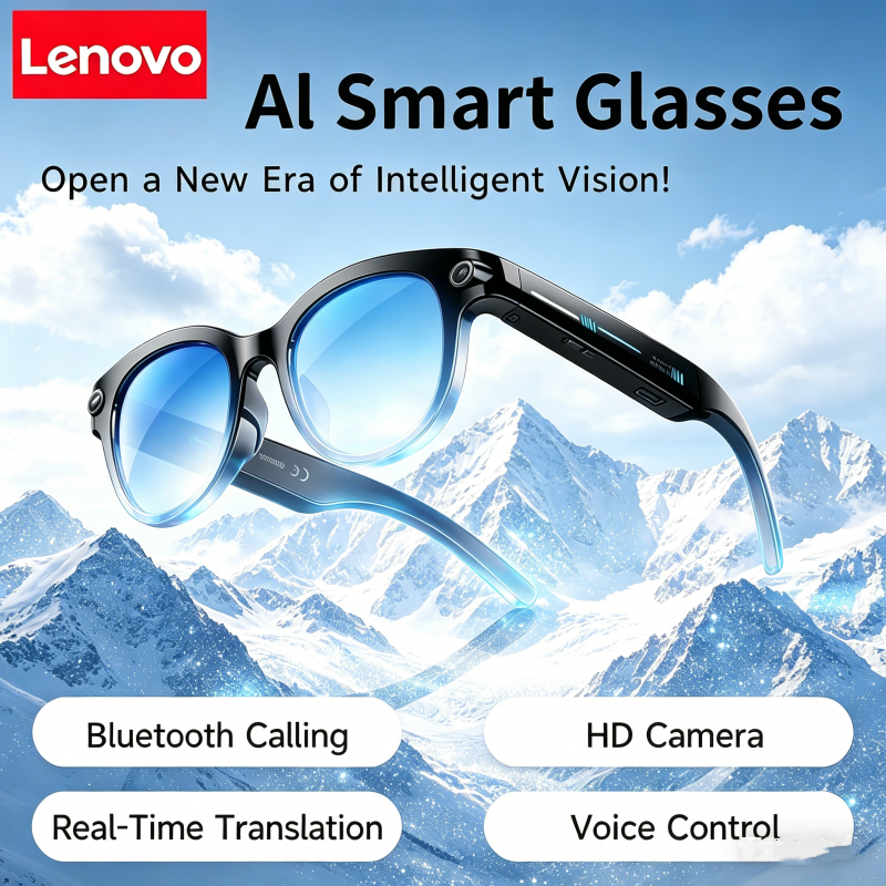 Lenovo AI Smart Glasses 8K HD  - Outdoor Lighting Video avaliação e preço