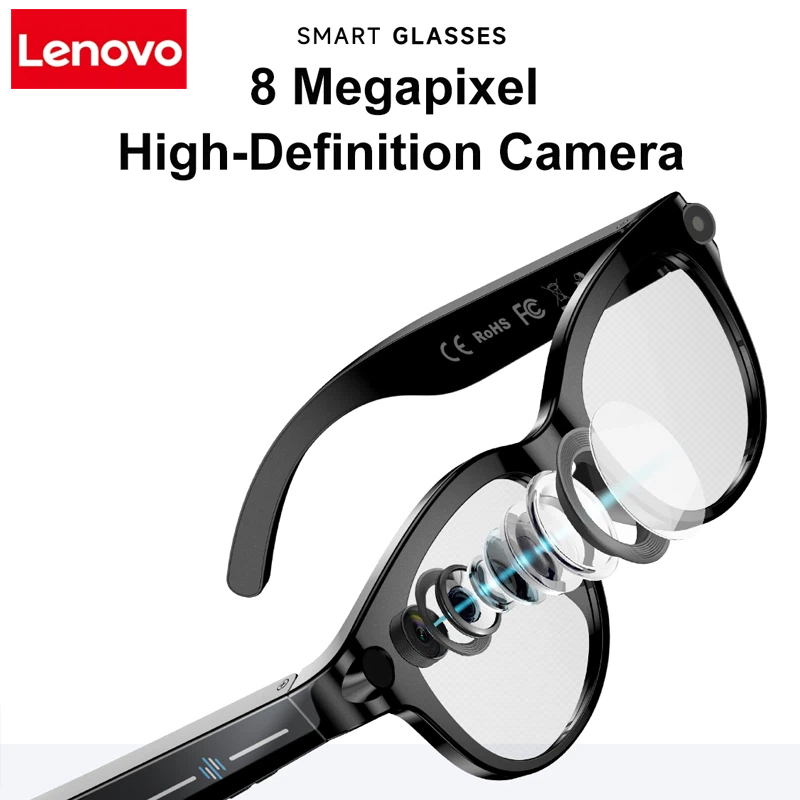 Lenovo AI Smart Glasses 8K HD  - Outdoor Lighting Video avaliação e preço