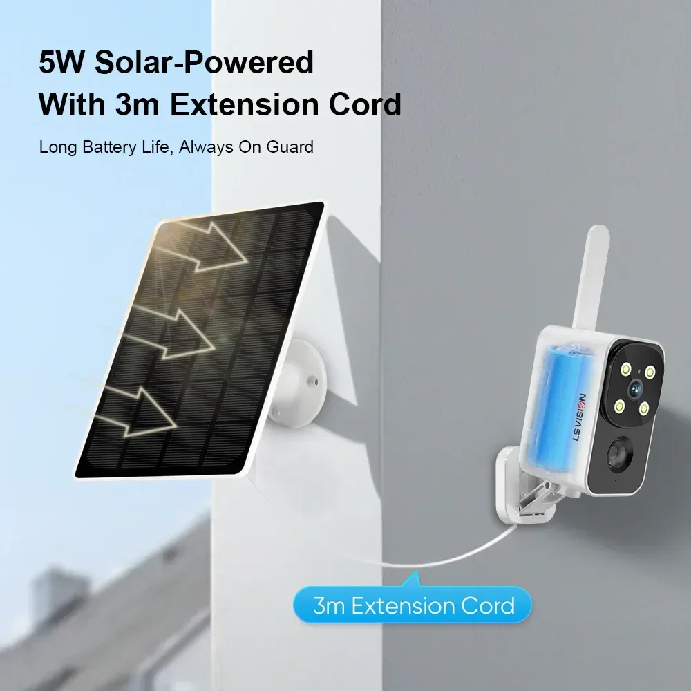 LS VISION Outdoor Solar Camera - Outdoor Lighting Video avaliação e preço
