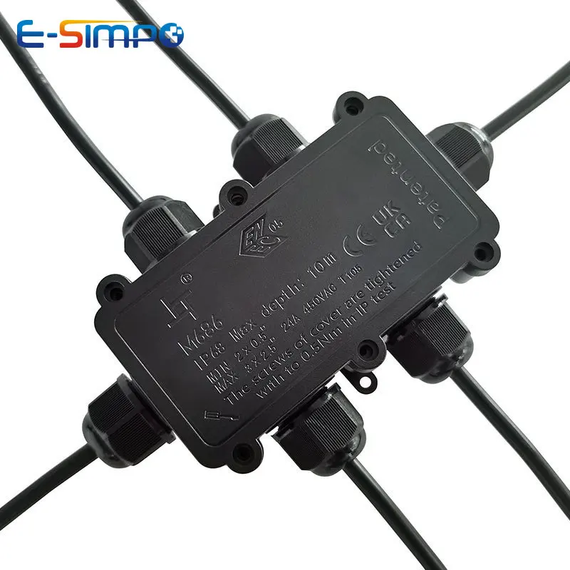 6Way 1IN5Out IP68 Underwater P - Outdoor Lighting Wire Connectors avaliação e preço