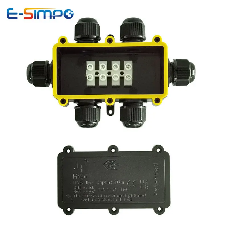 6Way 1IN5Out IP68 Underwater P - Outdoor Lighting Wire Connectors avaliação e preço