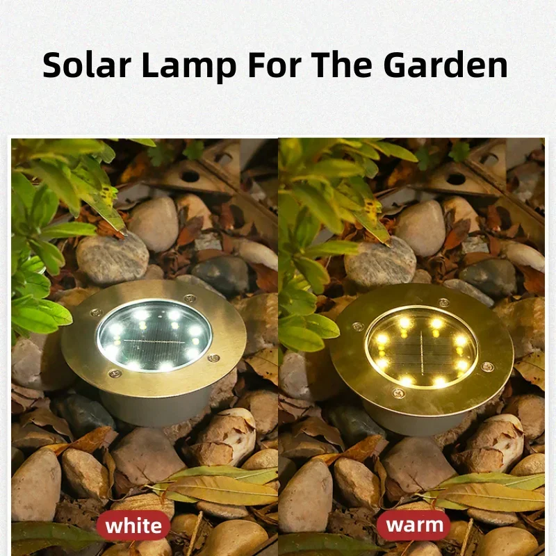 4Pcs LED Solar Garden Lights O - Deck Step Light avaliação e preço