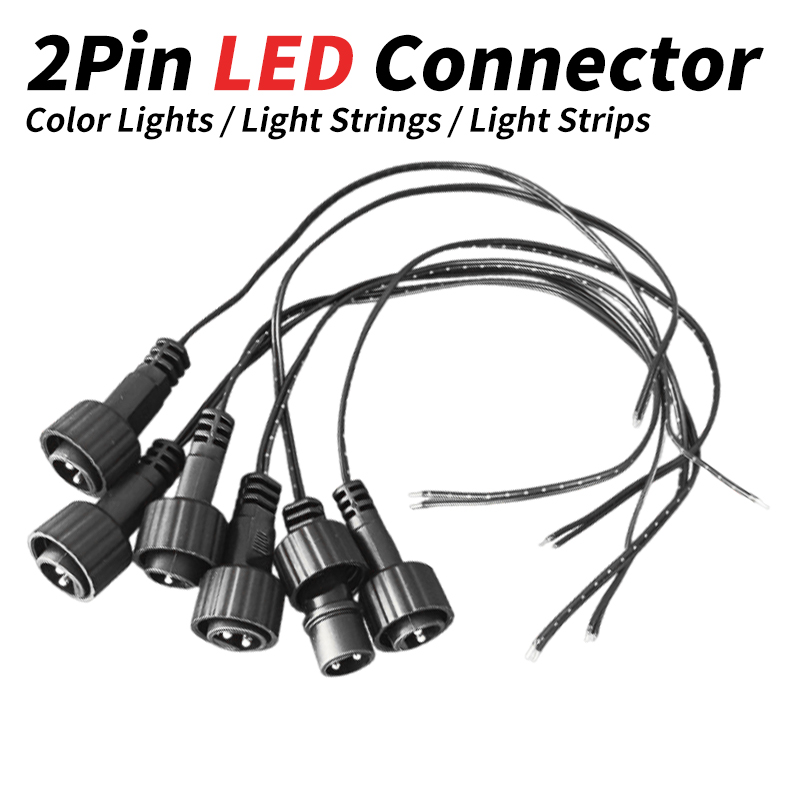 2Pin LED Connector with 25cm W - Outdoor Lighting Wire Connectors avaliação e preço