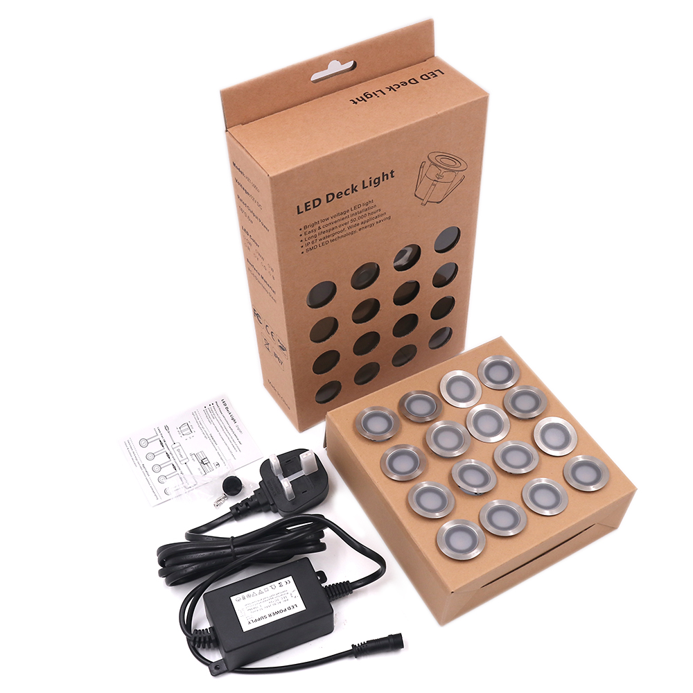 16 Lights LED Deck Light 12V U - Deck Step Light avaliação e preço