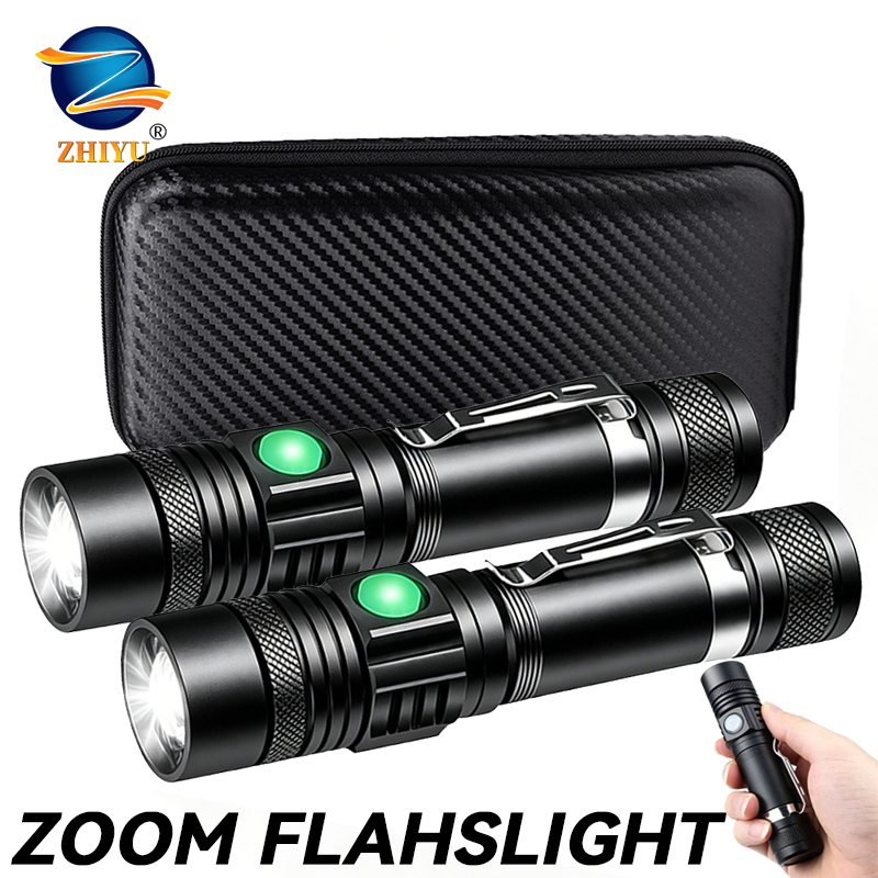 T6 LED Rechargeable Flashlight - Lighting Fixture Outdoor avaliação e preço