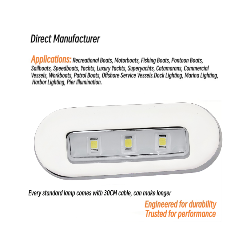 3W LED Courtesy Light 12V 24V  - Deck Step Light avaliação e preço
