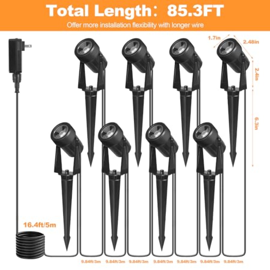 85.3FT LED Outdoor Landscape S - Outdoor Lighting Low Voltage avaliação e preço