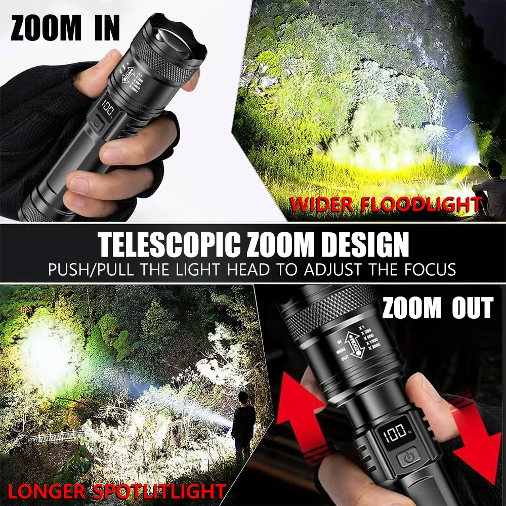 Rechargeable LED Flashlight Zo - Outdoor Lighting Permanent avaliação e preço