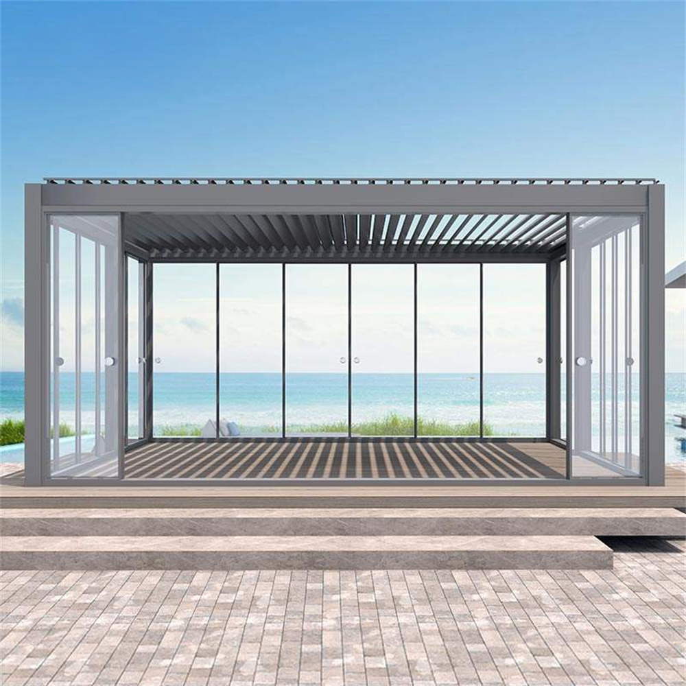 Aluminum Bioclimatic Pergola s - Outdoor Lighting Restaurant avaliação e preço