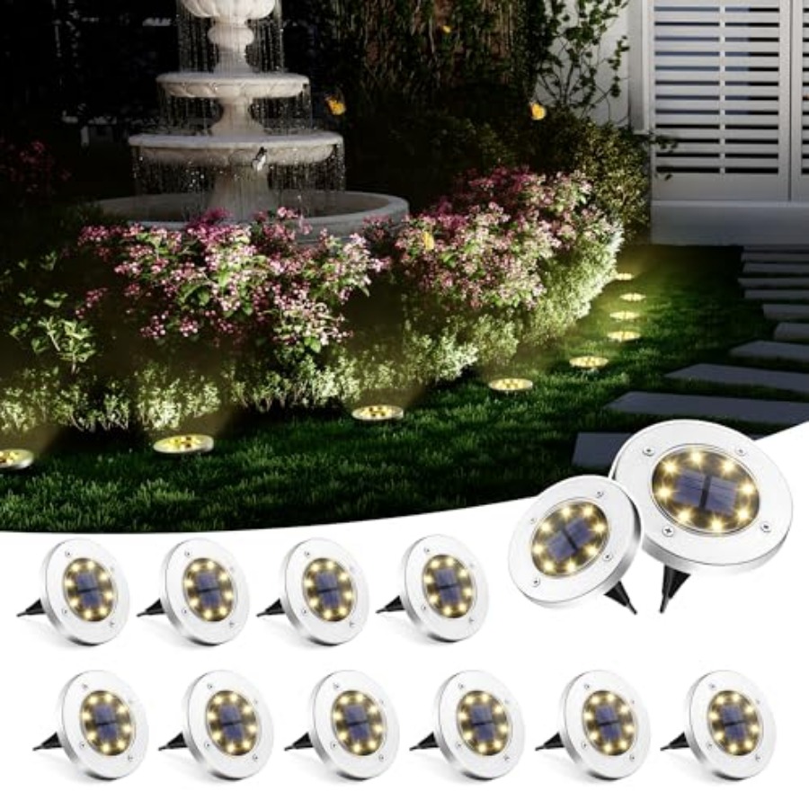 Solar Ground Lights Solar Ligh - Outdoor Lighting And Landscape avaliação e preço