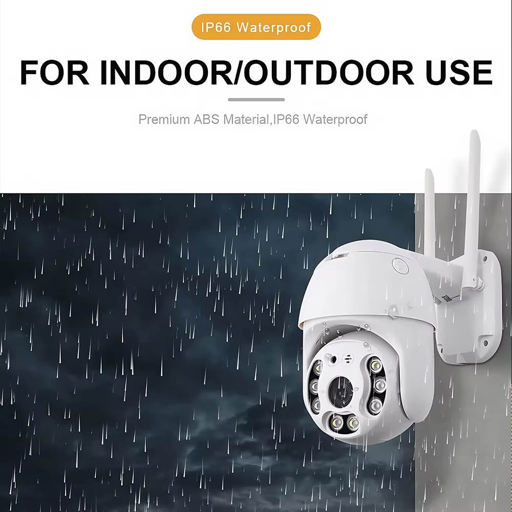 3MP HD WiFi PTZ Outdoor Securi - Outdoor Lighting Under Roof avaliação e preço