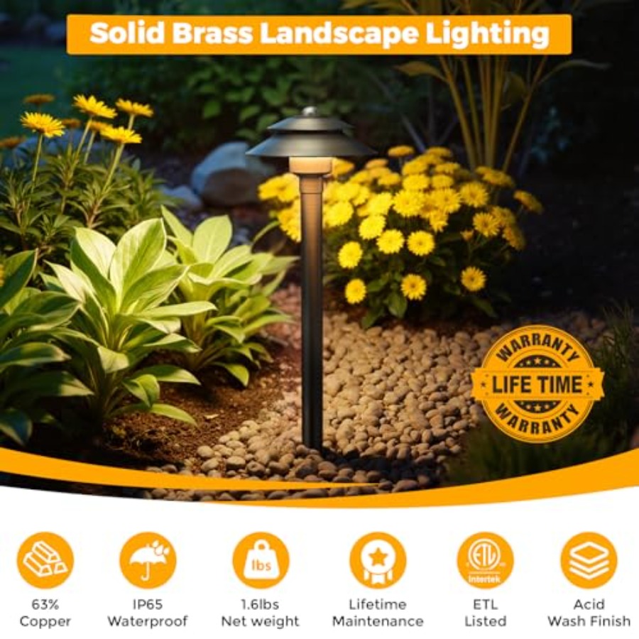 Solid Brass Low Voltage Landsc - Outdoor Lighting Low Voltage avaliação e preço