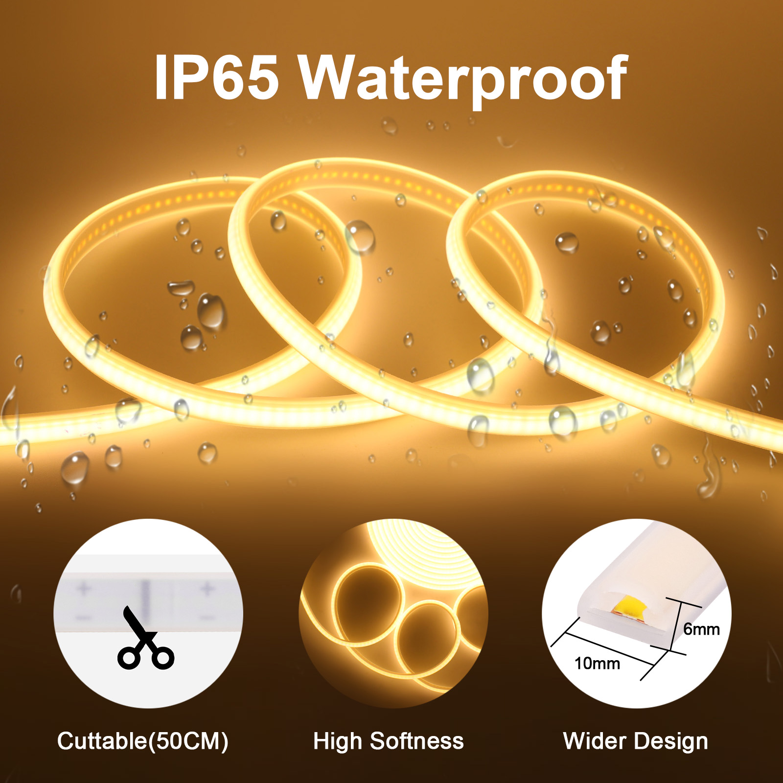Dimmable COB LED Strip Light 2 - Outdoor Lighting Restaurant avaliação e preço