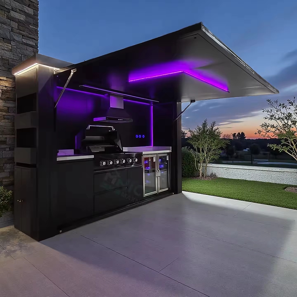 Aluminum Outdoor Kitchen Suite - Outdoor Lighting Restaurant avaliação e preço