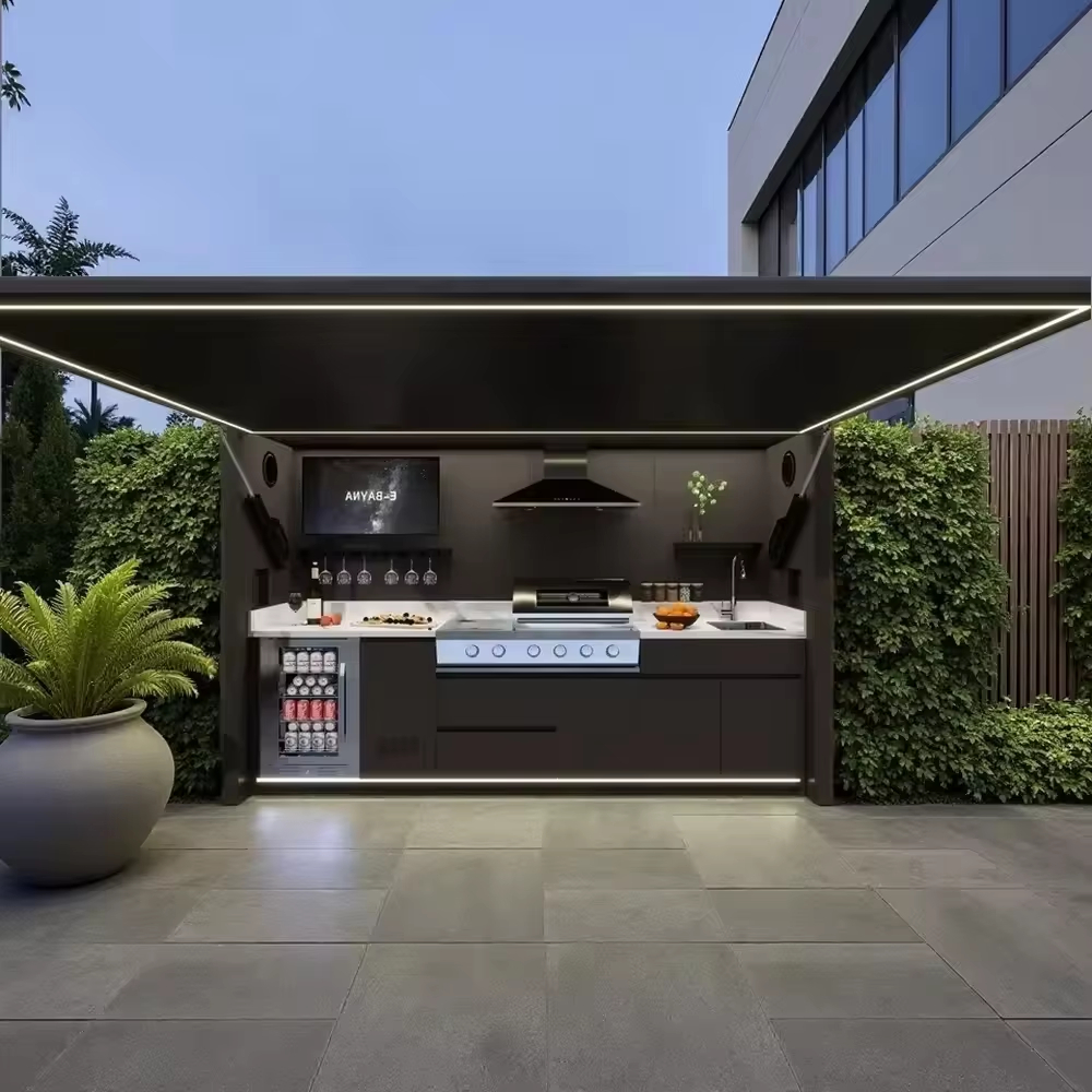 Aluminum Outdoor Kitchen Suite - Outdoor Lighting Restaurant avaliação e preço