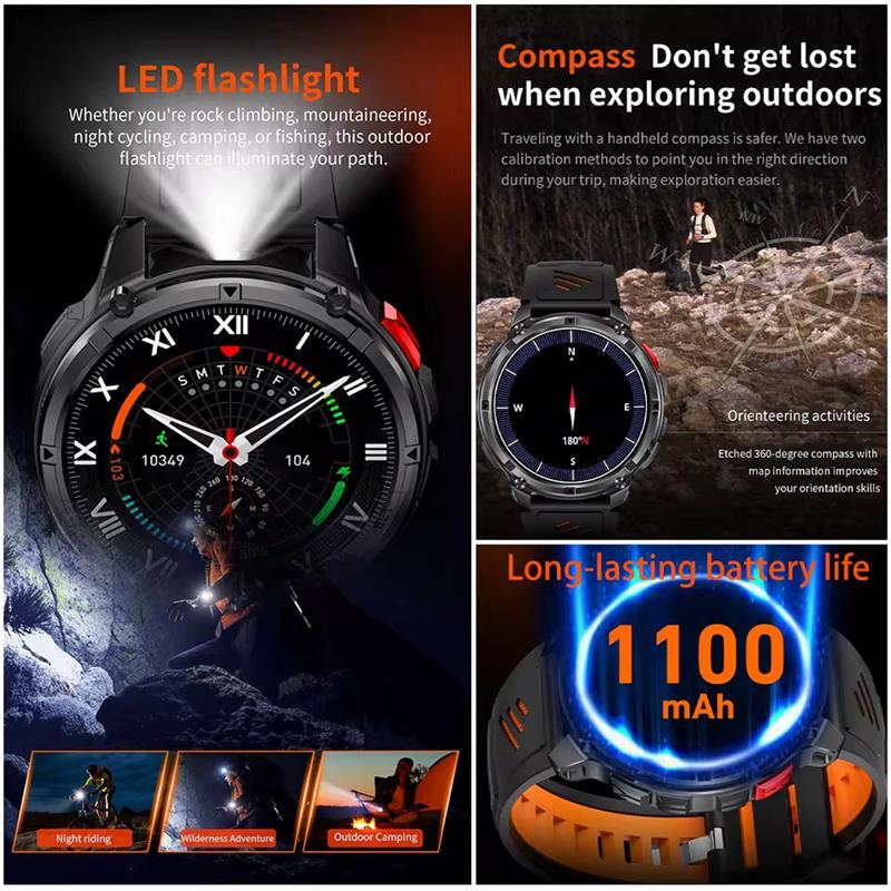 2026 New 1100mAh Ultra Durable - Outdoor Lighting Zones avaliação e preço