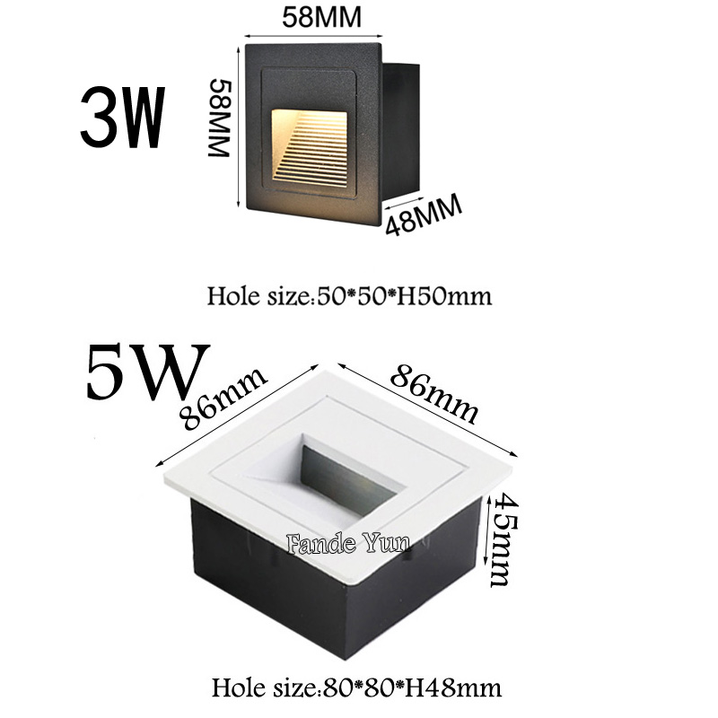 Outdoor LED Underground Lamp 5 - Deck Step Light avaliação e preço