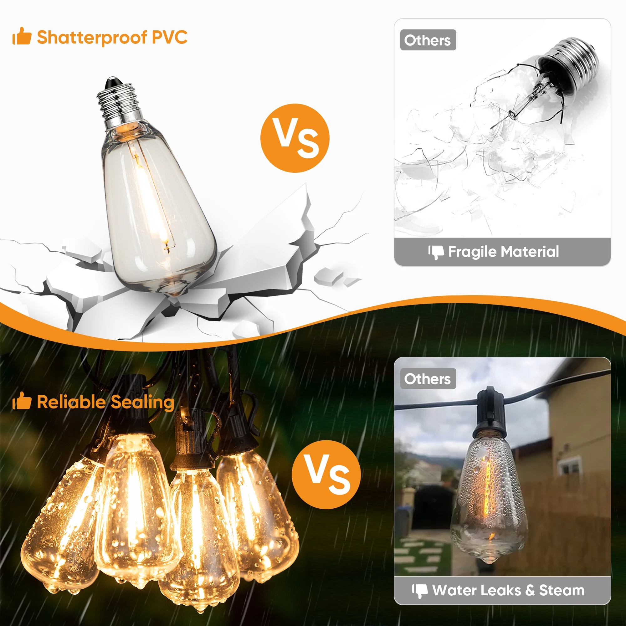 ST38 String Lights Outdoor Gar - Outdoor Lighting Driveway avaliação e preço