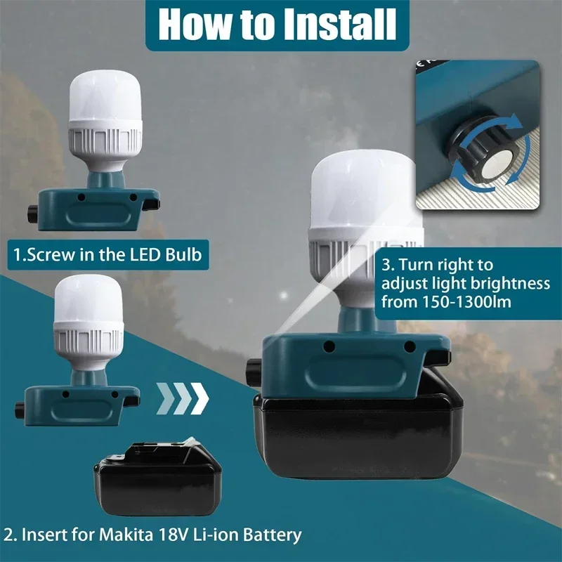 LED Bulb 12W Work Light for Ma - Outdoor Lighting Volt avaliação e preço